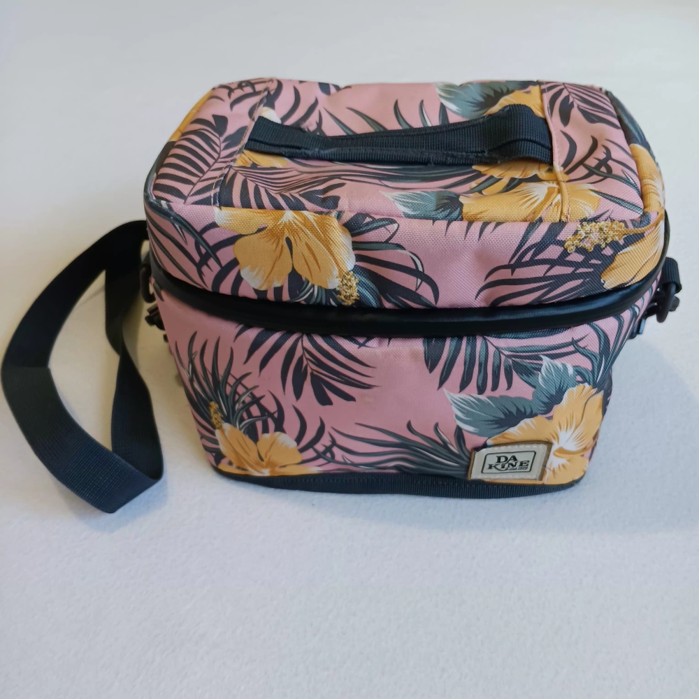 Dakine Est. 1979 Tropical Floral Lunch Bag - Pink, Yellow, Green, & Black